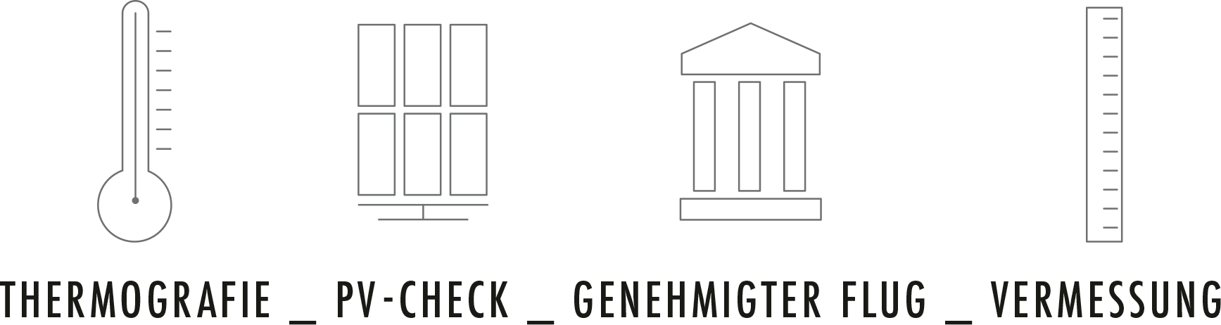 Thermografie _ PV-Check _ Genehmigter Flug _ Vermessung